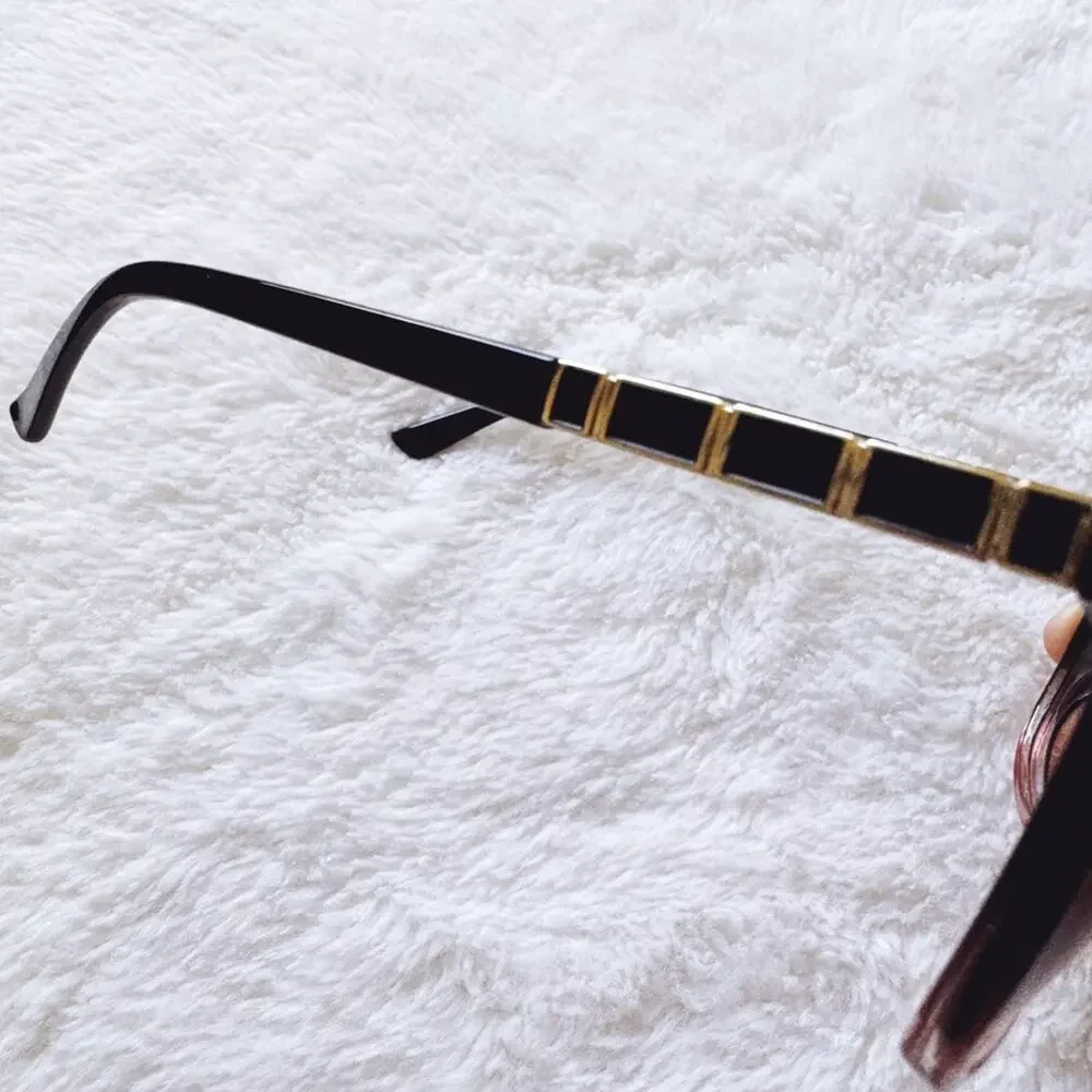 Joanne Clear w/ Purple Tint Square Sunglasses